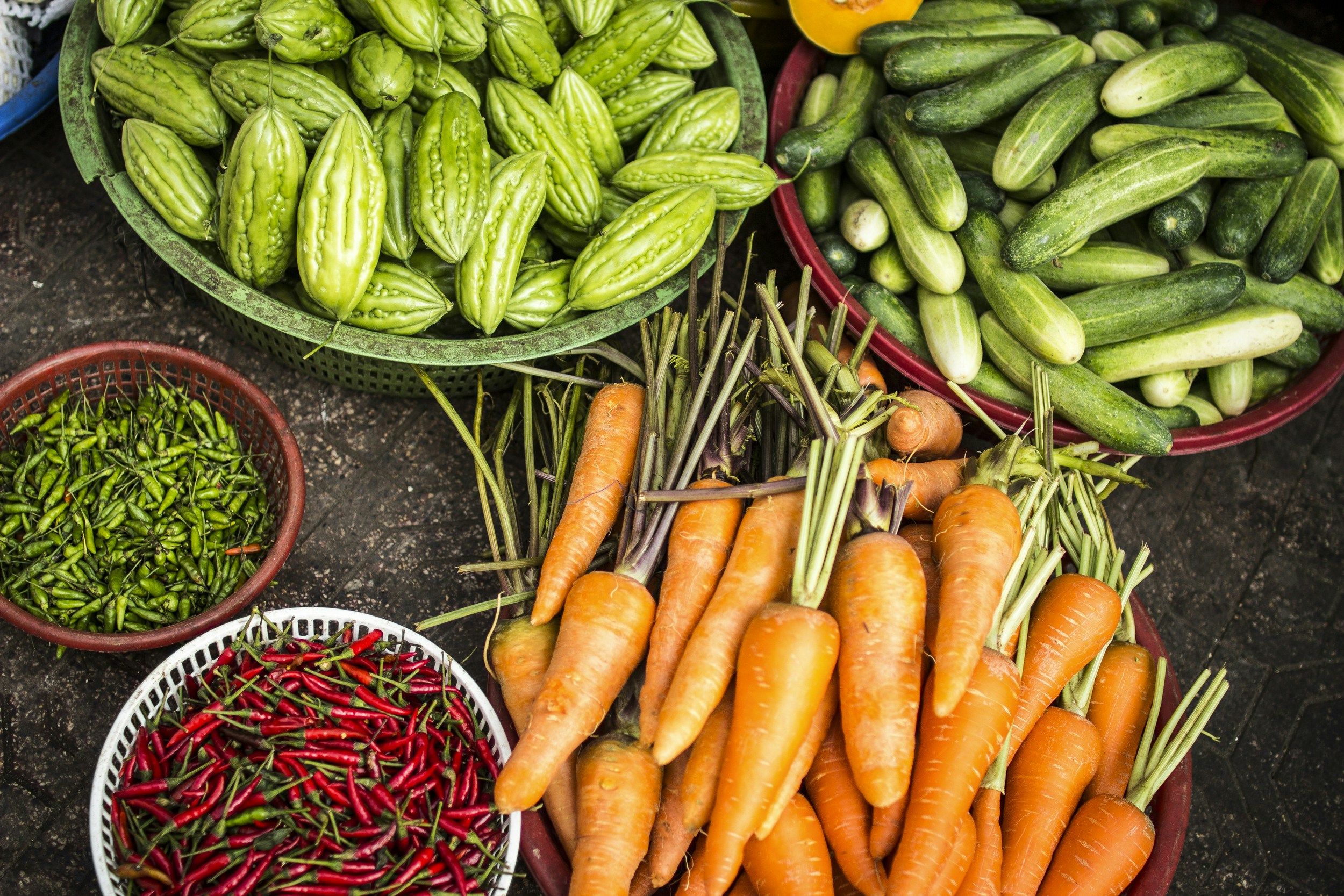 Fresh farm produce